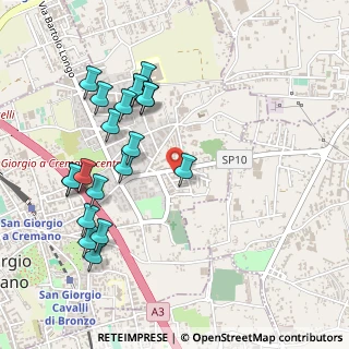 Mappa Via Gennaro Capuozzo, 80046 San Giorgio a Cremano NA, Italia (0.5785)