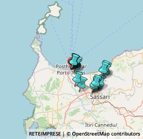 Mappa Via Ettore Sacchi, 07046 Porto Torres SS, Italia (8.754)