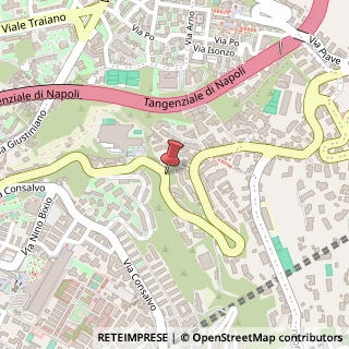 Mappa Via Michelangelo da Caravaggio, 168, 80125 Napoli, Napoli (Campania)
