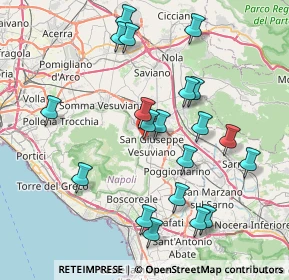 Mappa Via Scopari Trav, 80047 San Giuseppe Vesuviano NA, Italia (8.7055)
