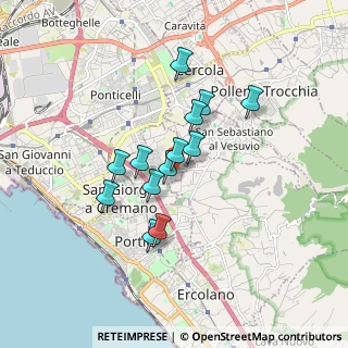 Mappa Via Palmiro Togliatti, 80046 Ercolano NA, Italia (1.43308)