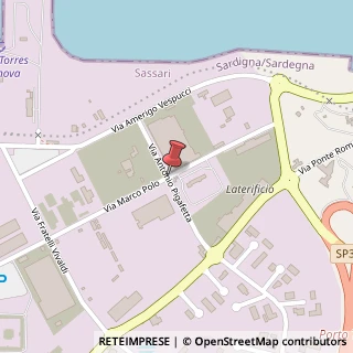Mappa Via polo marco, 07046 Porto Torres, Sassari (Sardegna)