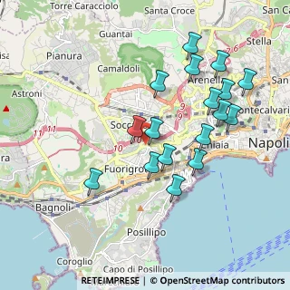 Mappa Via M. da Caravaggio, 80126 Napoli NA, Italia (2.01235)