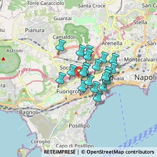 Mappa Via 80126, 80126 Napoli NA, Italia (1.2545)