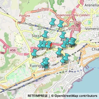 Mappa Via M. da Caravaggio, 80126 Napoli NA, Italia (0.7585)