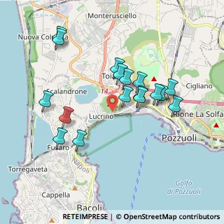 Mappa VIA MISENO 20 Lucrino, 80078 Pozzuoli NA, Italia (1.91647)
