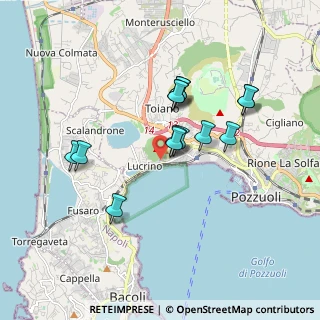 Mappa VIA MISENO 20 Lucrino, 80078 Pozzuoli NA, Italia (1.63571)
