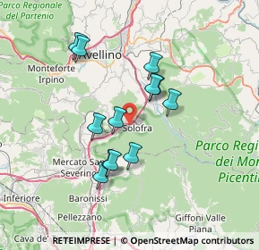 Mappa Solofra, 83029 Solofra AV, Italia (6.58)