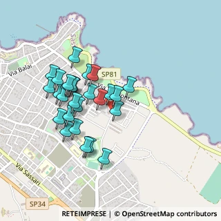 Mappa Via G. Falcone - P. Borsellino, 07046 Porto Torres SS, Italia (0.44444)