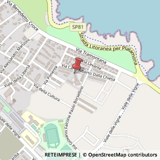 Mappa Via Dalla Chiesa, 36, 07046 Porto Torres, Sassari (Sardegna)