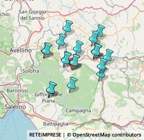 Mappa Vico Gargano, 83043 Bagnoli Irpino AV, Italia (11.1075)