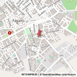 Mappa Via del Calvario,  17, 72015 Fasano, Brindisi (Puglia)