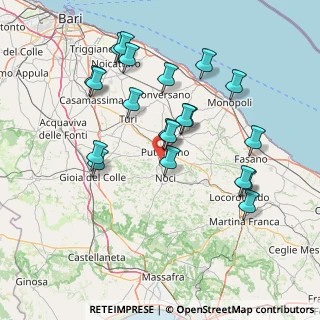 Mappa Putignano, 70017 Zona Industriale BA, Italia (16.19)