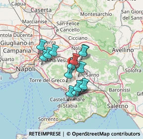 Mappa 80047 San Giuseppe Vesuviano NA, Italia (10.00625)