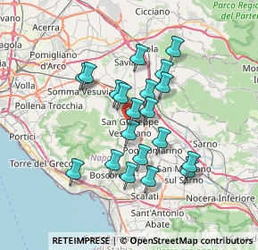 Mappa 80047 San Giuseppe Vesuviano NA, Italia (6.2325)