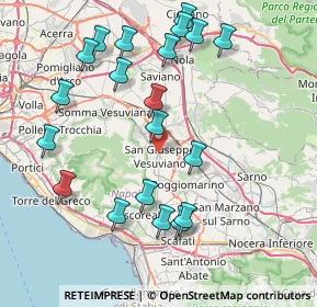Mappa 80047 San Giuseppe Vesuviano NA, Italia (9.3115)