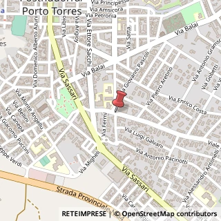 Mappa Via Principe di Piemonte,  74, 07046 Porto Torres, Sassari (Sardegna)