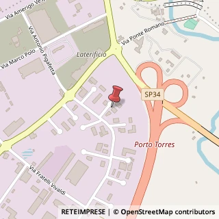 Mappa Via Antonio Pigafetta, 27, 07046 Porto Torres, Sassari (Sardegna)