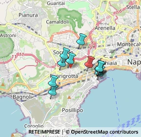 Mappa Via Floriano del Secolo, 80125 Napoli NA, Italia (1.32833)