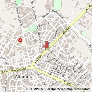 Mappa Via Bari,  49, 70022 Altamura, Bari (Puglia)