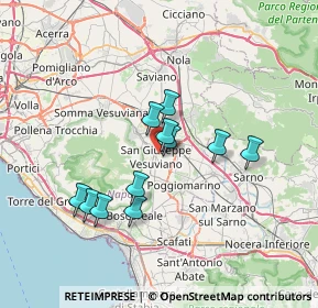 Mappa Piazza Mercato, 80047 San Giuseppe Vesuviano NA, Italia (6.18091)