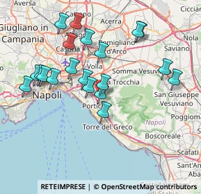 Mappa Via Farina, 80056 Ercolano NA, Italia (8.0485)