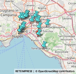 Mappa Via Farina, 80056 Ercolano NA, Italia (7.31444)