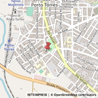 Mappa Largo Sabelli, 18, 07046 Porto Torres, Sassari (Sardegna)
