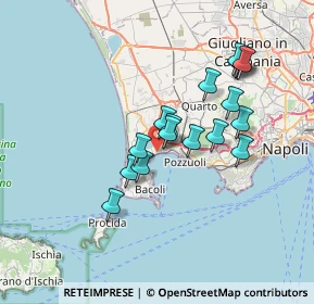 Mappa Via Icaro, 80078 Pozzuoli NA, Italia (6.54882)