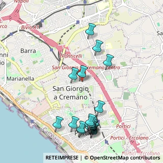 Mappa Via Eduardo Nicolardi, 80046 San Giorgio a Cremano NA, Italia (1.281)