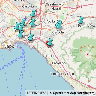 Mappa Via F. de Lauzieres, 80046 San Giorgio a Cremano NA, Italia (5.03455)