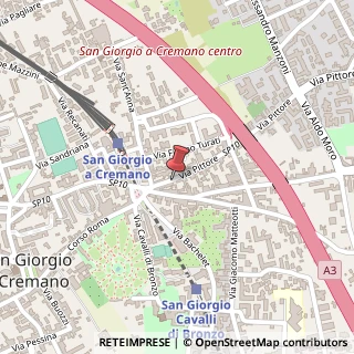 Mappa Via Pittore, 15, 80046 San Giorgio a Cremano, Napoli (Campania)