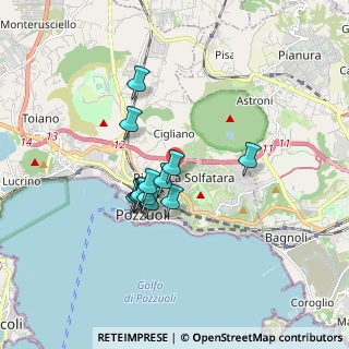 Mappa Pendio S. Elmo, 80078 Pozzuoli NA, Italia (1.36385)