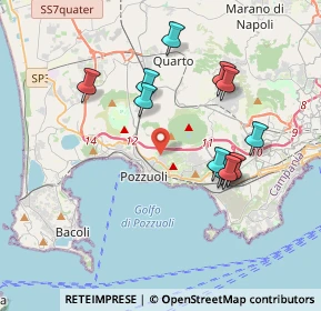 Mappa Pendio S. Elmo, 80078 Pozzuoli NA, Italia (3.84833)