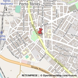 Mappa Via Sassari, 85, 07046 Porto Torres, Sassari (Sardegna)