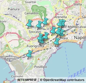 Mappa Cupa Canzanella Vecchia, 80125 Napoli NA, Italia (1.27357)