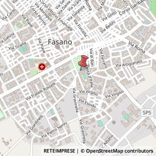 Mappa Via Collodi, 3, 72015 Fasano, Brindisi (Puglia)