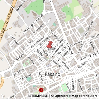 Mappa Via Marzolla,  12, 72015 Fasano, Brindisi (Puglia)