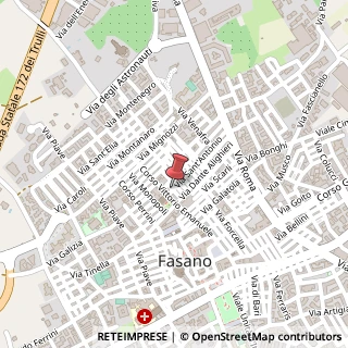 Mappa Via Valente,  24, 72015 Fasano, Brindisi (Puglia)
