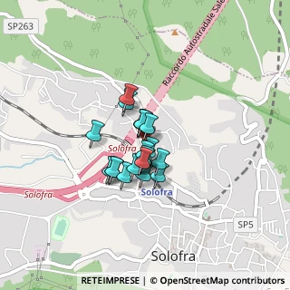 Mappa Via sant'andrea, 83029 Solofra AV, Italia (0.2619)