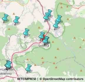 Mappa Via sant'andrea, 83029 Solofra AV, Italia (6.268)