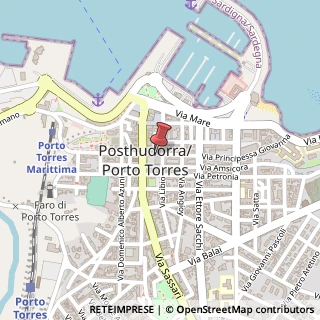Mappa Via Ponte Romano, 32, 07046 Porto Torres, Sassari (Sardegna)