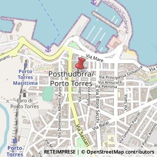 Mappa Via Libio, 32, 07046 Porto Torres, Sassari (Sardegna)
