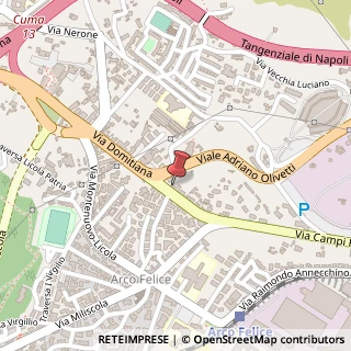Mappa Via Domitiana, 10, 80078 Pozzuoli, Napoli (Campania)