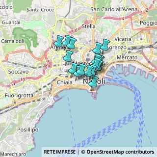 Mappa Vico del Vasto a Chiaia, 80132 Napoli NA, Italia (1.07667)