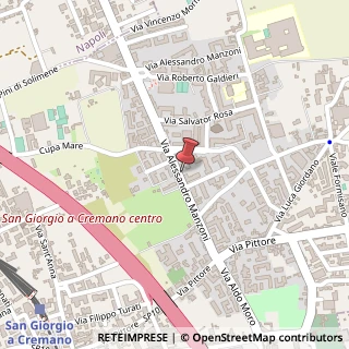 Mappa Via Alessandro Manzoni, 106, 80046 San Giorgio a Cremano, Napoli (Campania)