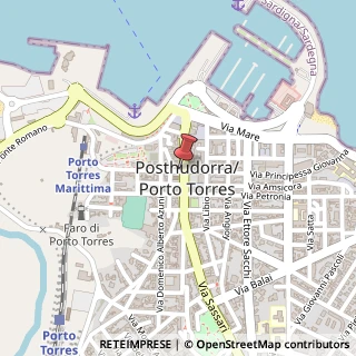 Mappa Via Ponte Romano,  32, 07046 Porto Torres, Sassari (Sardegna)