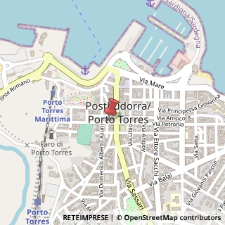 Mappa Via Petronia, 45, 07046 Porto Torres, Sassari (Sardegna)