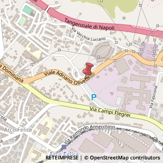 Mappa Via Adriano Olivetti, 1, 80078 Pozzuoli, Napoli (Campania)