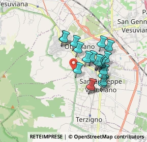 Mappa Via Saverio Baldacchini, 80044 Ottaviano NA, Italia (1.4165)